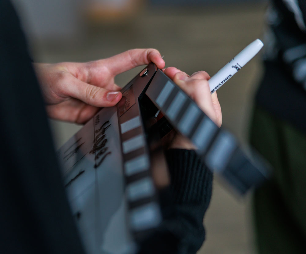 Clapper board